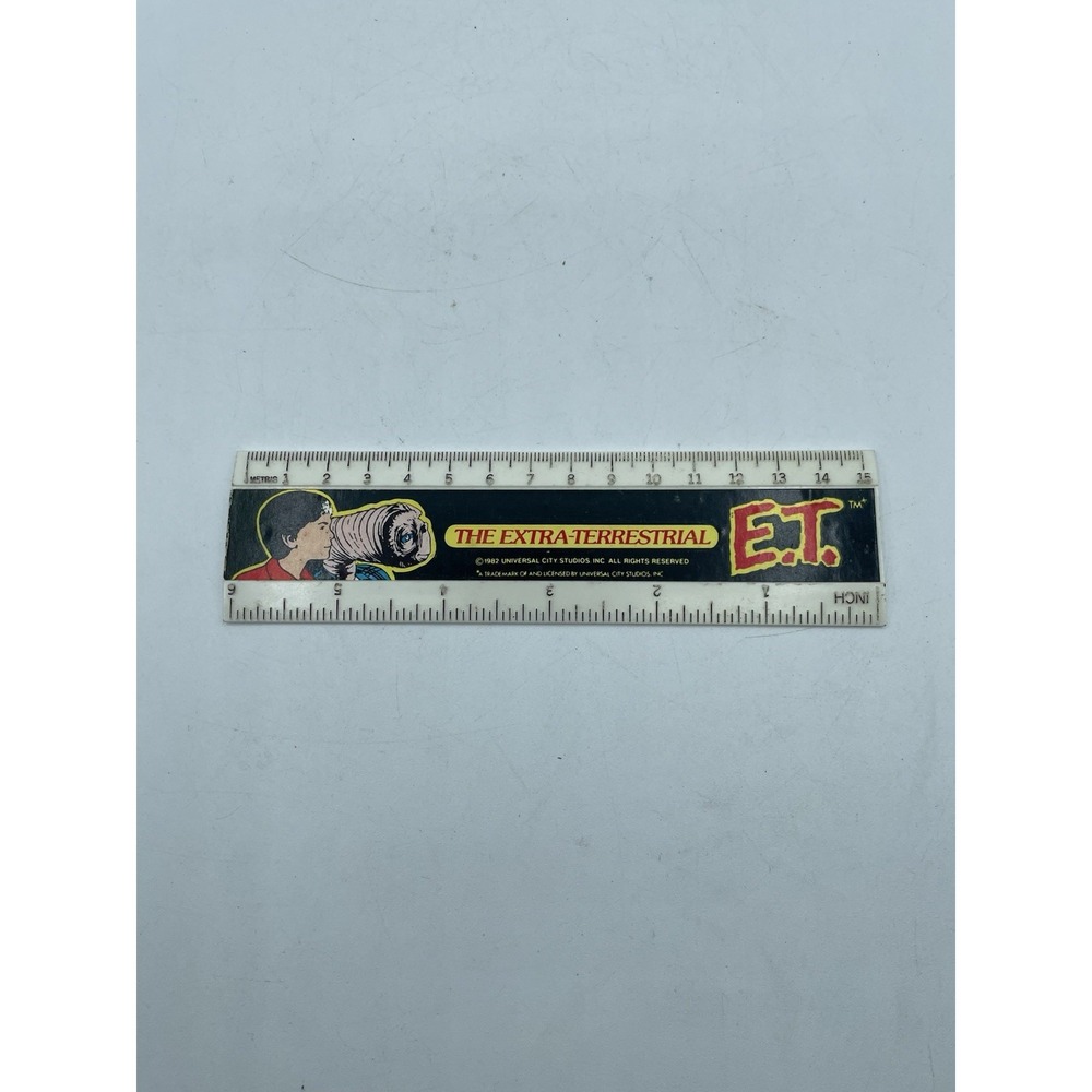 Vintage Y2K - 1982 ET Extra-Terrestrial Universal City Studios 6 Inch Ruler